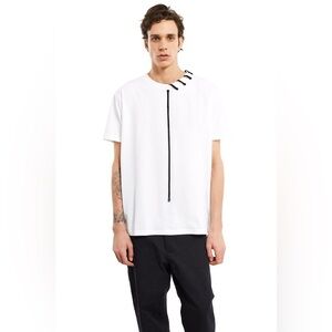 Craig Green Shoelace Tee in White and Black